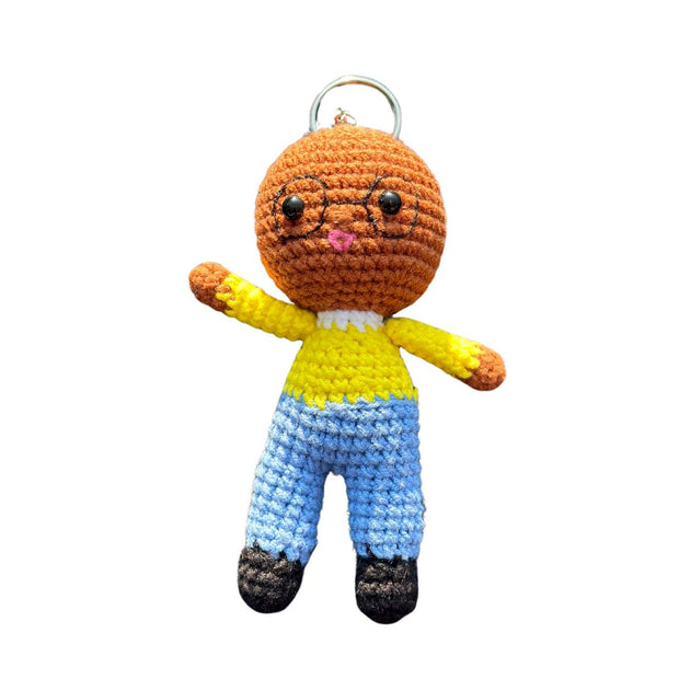 Daddy TAZ Crochet Keychain