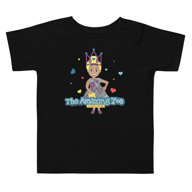 A Queen Like Me Toddler Short Sleeve Tee