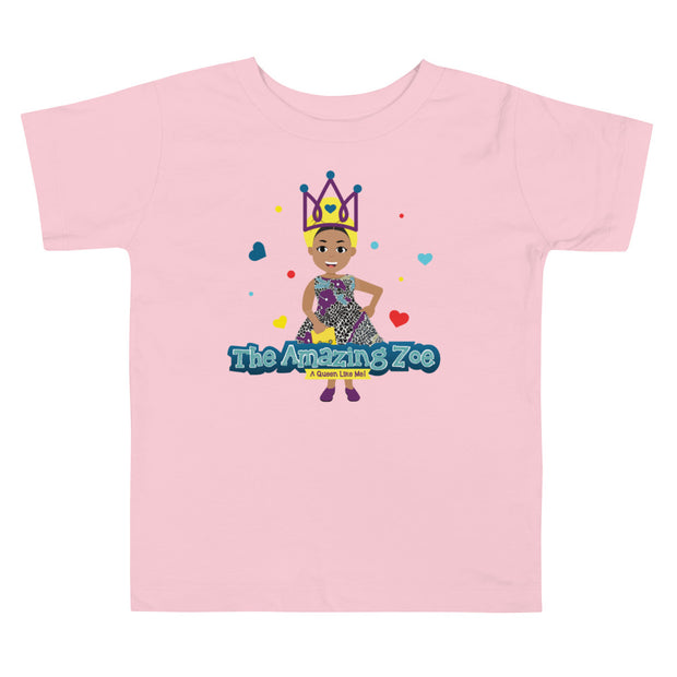 A Queen Like Me Toddler Short Sleeve Tee